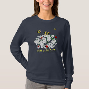 Bienen und Ladybugs Naturkunst T-Shirt
