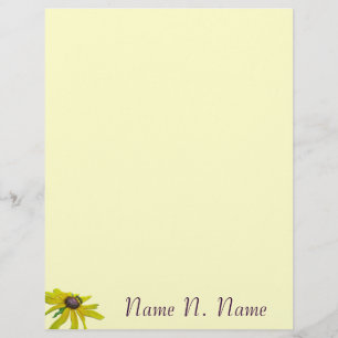 Bienen und Mit Augen schwarze Susan Letterhead