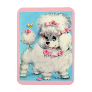 Bienen- und Poodle-Welpe Magnet