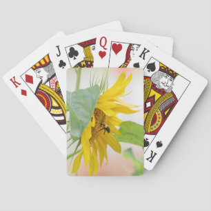 Bienen und Sonnenblumen Spielkarten