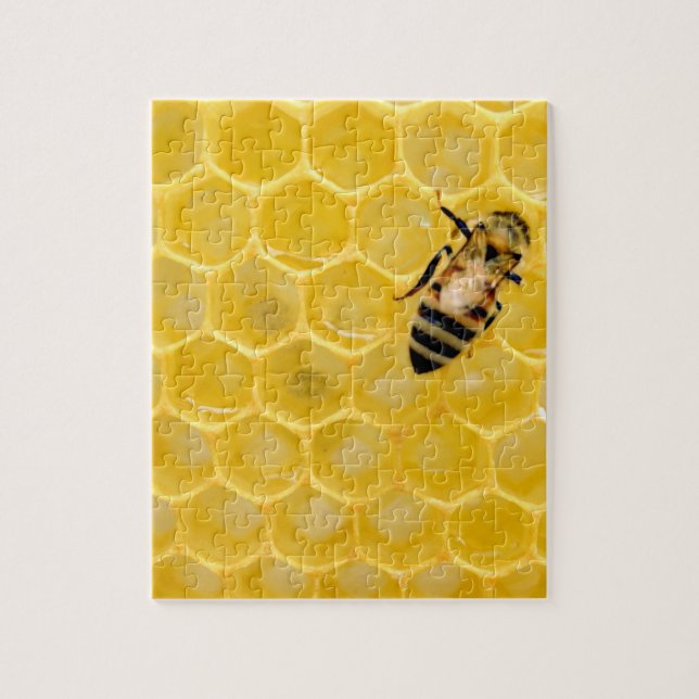 Bienen und Waben Puzzle (Vertikal)