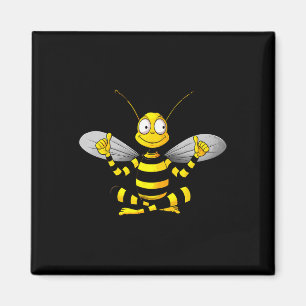 Bienen Yoga Magnet