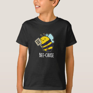 Bienenanfall Funny Insect Bee Pun Dark BG T-Shirt