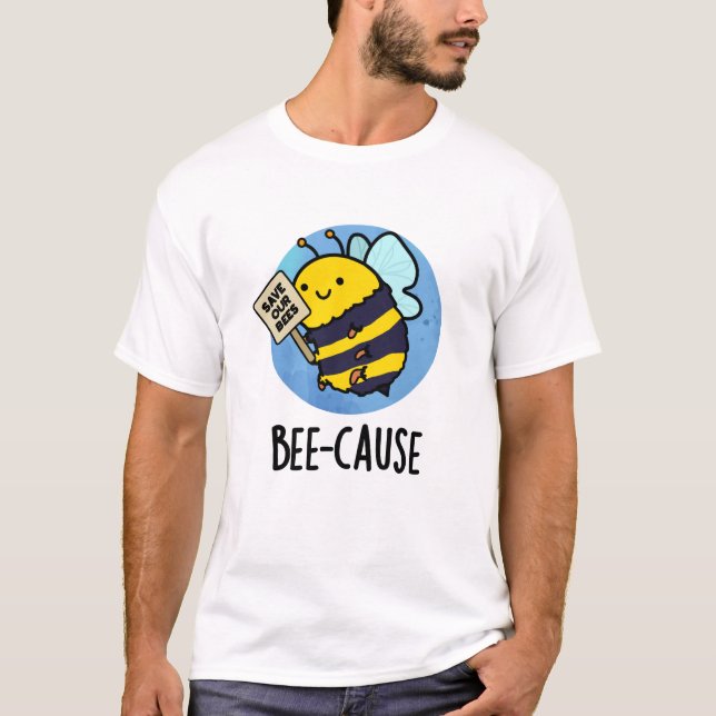 Bienenanfall Funny Insect Bee Pun T-Shirt (Vorderseite)