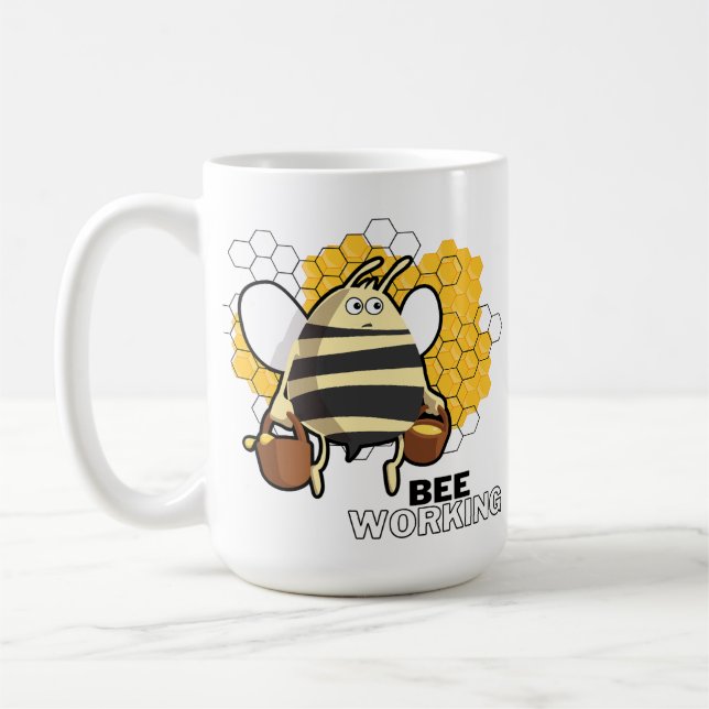 Bienenarbeit Kaffeetasse (Links)