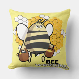 Bienenarbeit Kissen