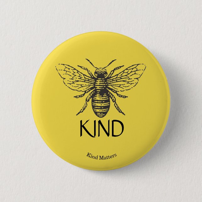 Bienenart Button (Vorderseite)