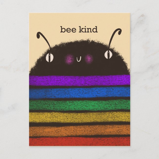 Bienenart Postkarte (Vorderseite)