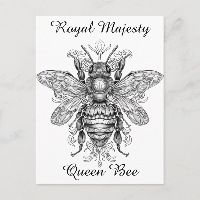 Bienenart Postkarte (Vorderseite)