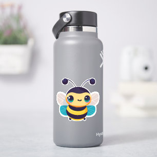 Bienenaufkleber für Wasserflasche Aufkleber