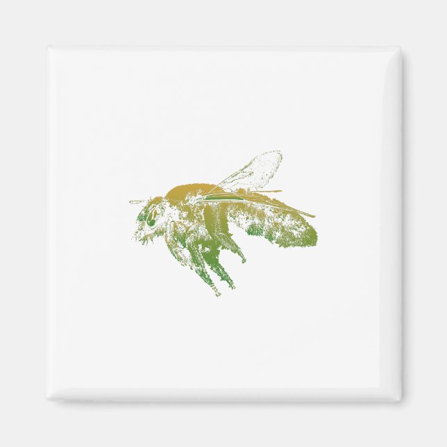 Bienenbeige Magnet (Vorne)