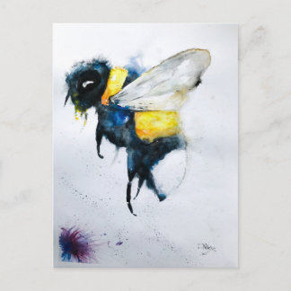 Bienenblase-Postkarte Postkarte