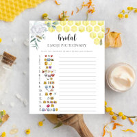 Bienenblumenspiel Emoji-Brautparty