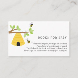 Bienenbücher für die Beipackkarte Begleitkarte