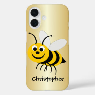 Bienendesign iPhone 16 Hülle