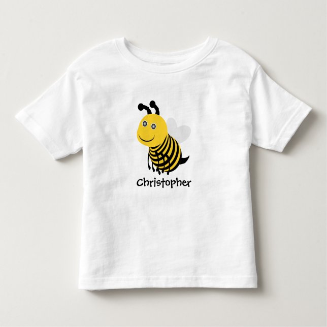 Bienendesign Kleinkind T-shirt (Vorderseite)