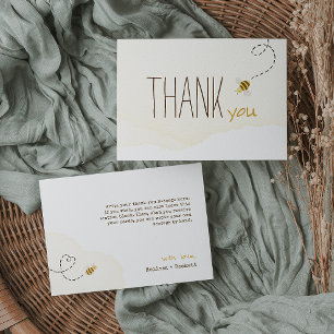 Bienendusche, horizontal dankeskarte