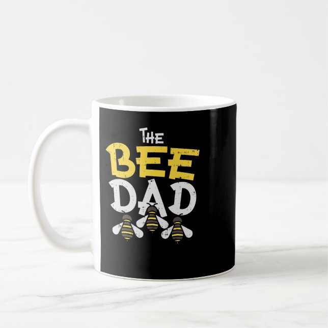 Bienenerhalter Der Vater Bienenstock Sonnige Biene Kaffeetasse (Links)