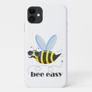 Bienenfigur mit Schnurrbart-Sonnenbrille Bee Easy Case-Mate iPhone Hülle