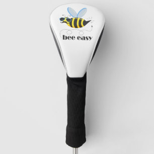 Bienenfigur mit Schnurrbart-Sonnenbrille Bee Easy Golf Headcover
