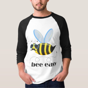 Bienenfigur mit Schnurrbart-Sonnenbrille Bee Easy T-Shirt