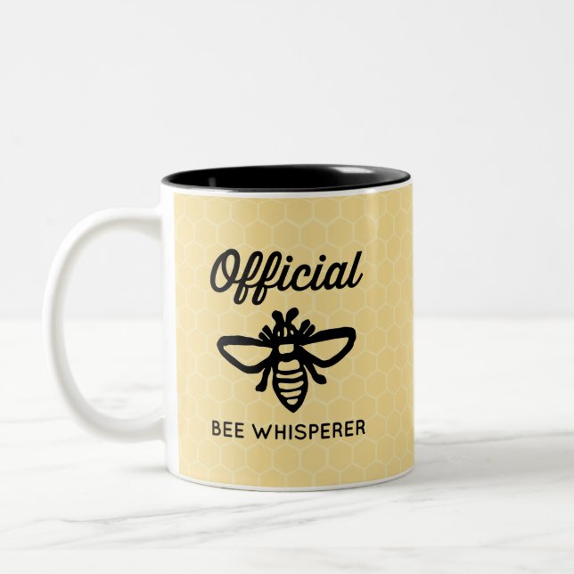 Bienenflüster Zweifarbige Tasse (Links)