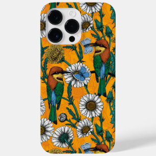 Bienenfresser, blaue Schmetterlinge und Gänseblümc Case-Mate iPhone 14 Pro Max Hülle