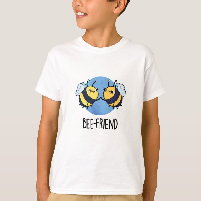 Bienenfreund Funny Insect Bee Pun T-Shirt (Vorderseite)