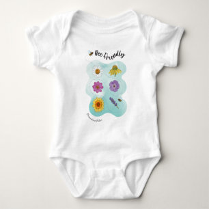Bienenfreundlich - Harmonische Natur Baby Strampler