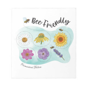 Bienenfreundlich - Harmonische Natur Notizblock