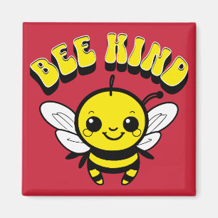 Bienenfreundliches Textdesign Magnet