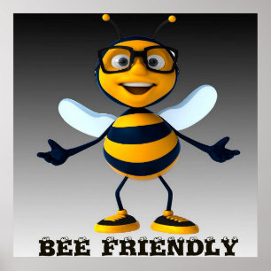 Bienengeschenke ,I Liebe Biene,Bienenzuchtgeschenk Poster