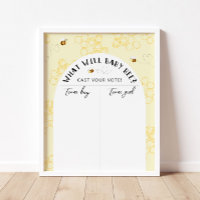 Bienengeschlecht enthüllt Kartografie von Jungen o