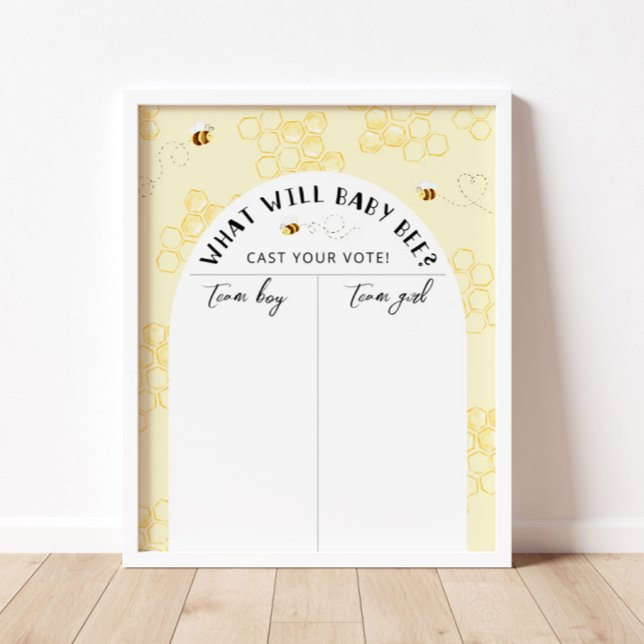 Bienengeschlecht enthüllt Kartografie von Jungen o Poster (Von Creator hochgeladen)