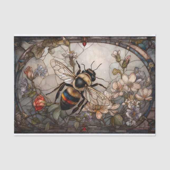 Bienenglas Seidenpapier (Vorderseite)