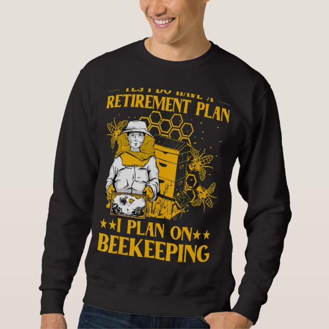 Bienenhalter-Sprichwort 28 Sweatshirt (Vorderseite)