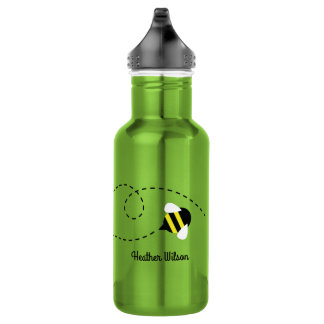 Bienenhalter Wasserflasche mit Namen