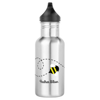 Bienenhalter Wasserflasche mit Namen