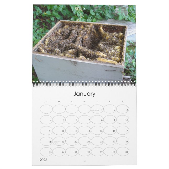 Bienenhappy Calendar Kalender (Jan 2026)