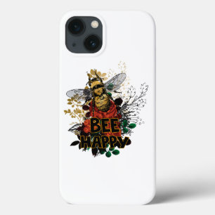 Bienenhappy Colorful Biene und Blume Case-Mate iPhone Hülle