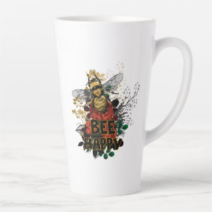 Bienenhappy Colorful Biene und Blume Milchtasse
