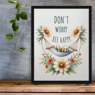 Bienenhappy Floral Retreat Design Poster