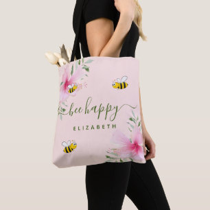 Bienenhappy Hummelbienen Rose Goldblütenmonogramm