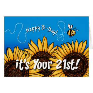 Bienenhintersonnenblume - 21 Jahre alt