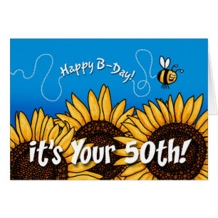 Bienenhintersonnenblume - 50 Jahre alt