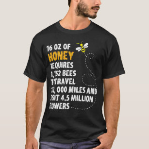 Bienenhonigstatistik-Pflanzen-Blumenimker T-Shirt