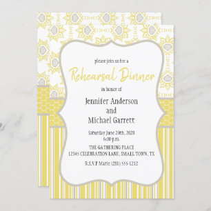 Bienenhygel und geometrische Probe Einladung