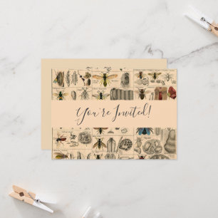 Bieneninsekt-Bug Wasp Naturbienen Malerei Einladung