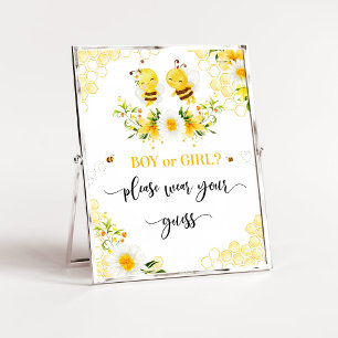 Bienenjunge oder -mädchen tragen Sie bitte Ihr Ver Poster