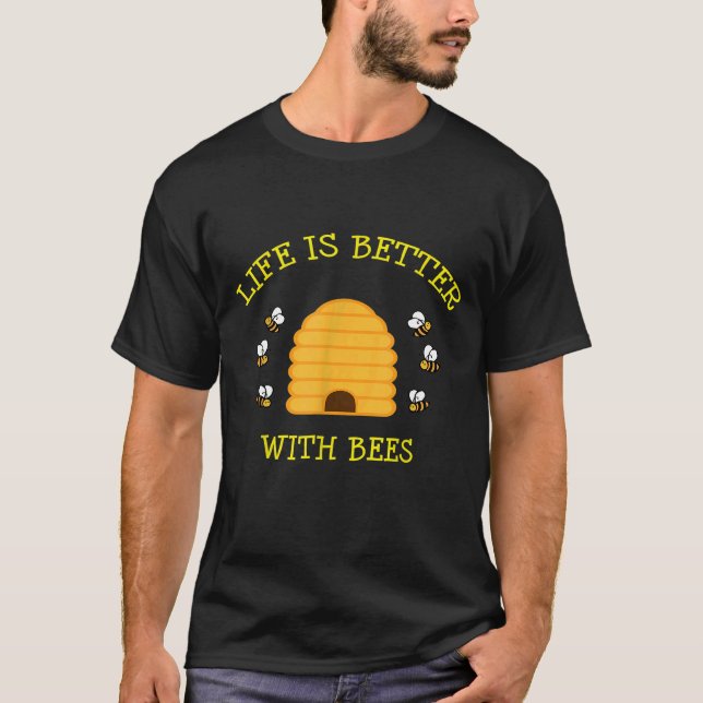 Bienenkäfer 1: Bienenleben ist besser T-Shirt (Vorderseite)